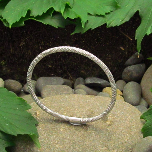 Beaded Design Stretch Bracelet - Made in Italy