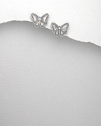 Small Butterfly Stud Earrings