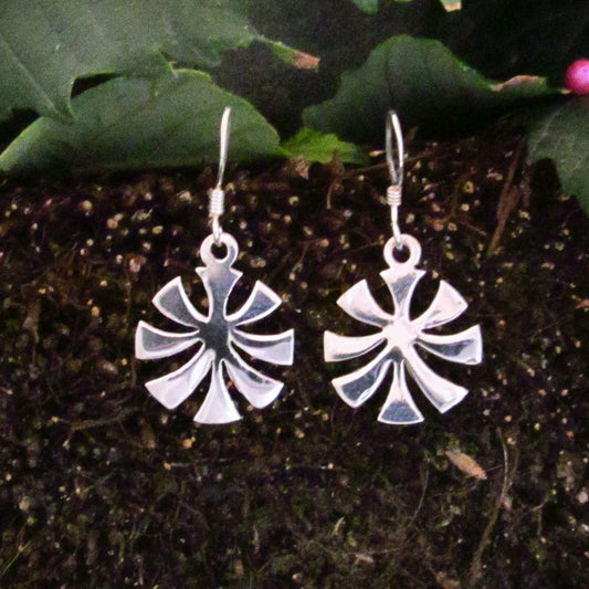 Petal Flower Style Dangle Earrings