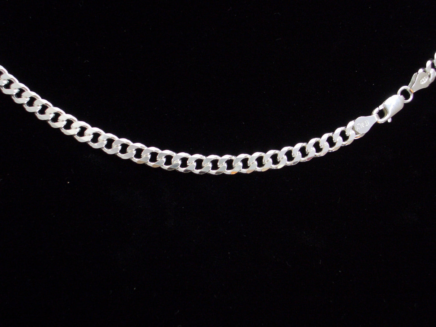 Mens Curb Style Chain - (4.8mm wide) - Made in Italy