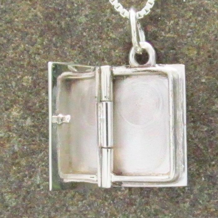 Small Engraved Rectangular Locket