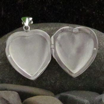 Engraved Decorative Heart Shaped Locket
