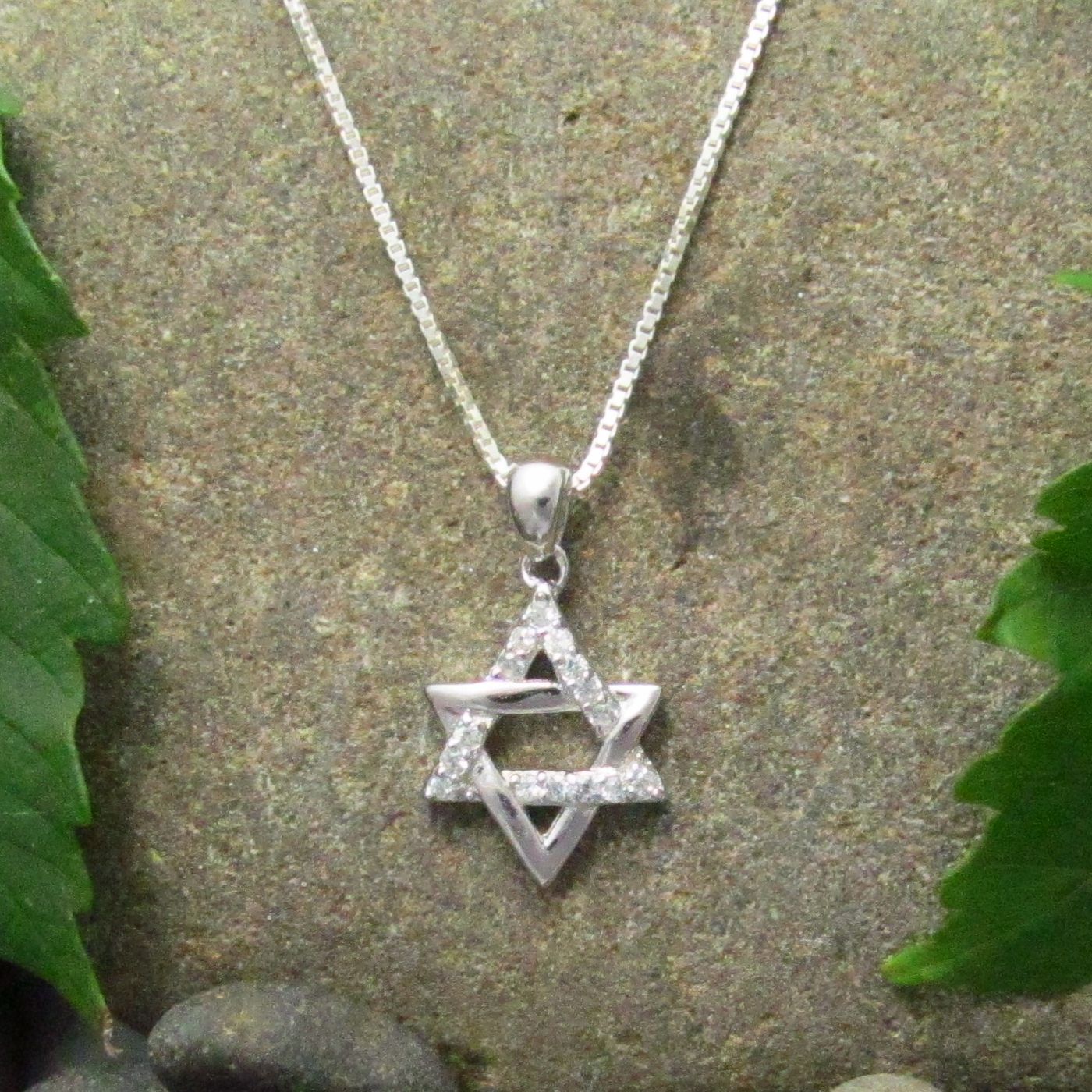 Star of David CZ Pendant