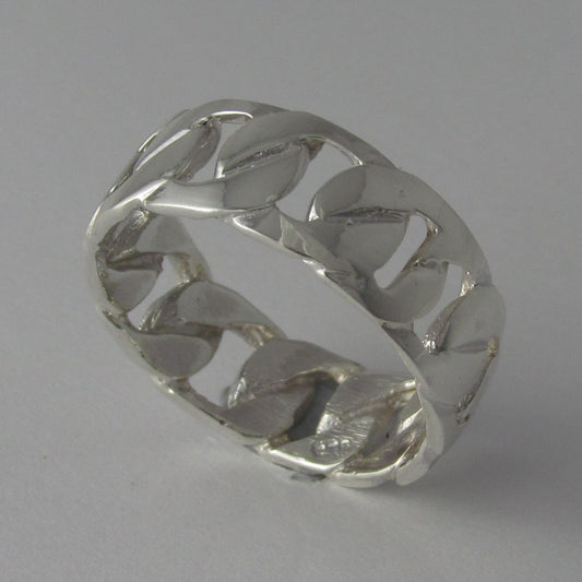 Large Chainlink Men's Ring