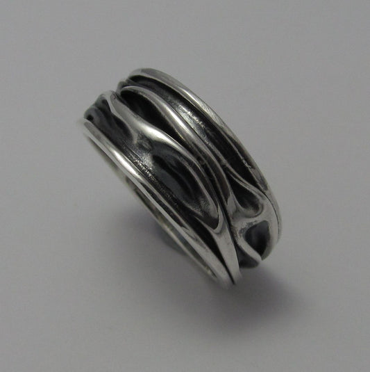 Wave Style Men's Ring