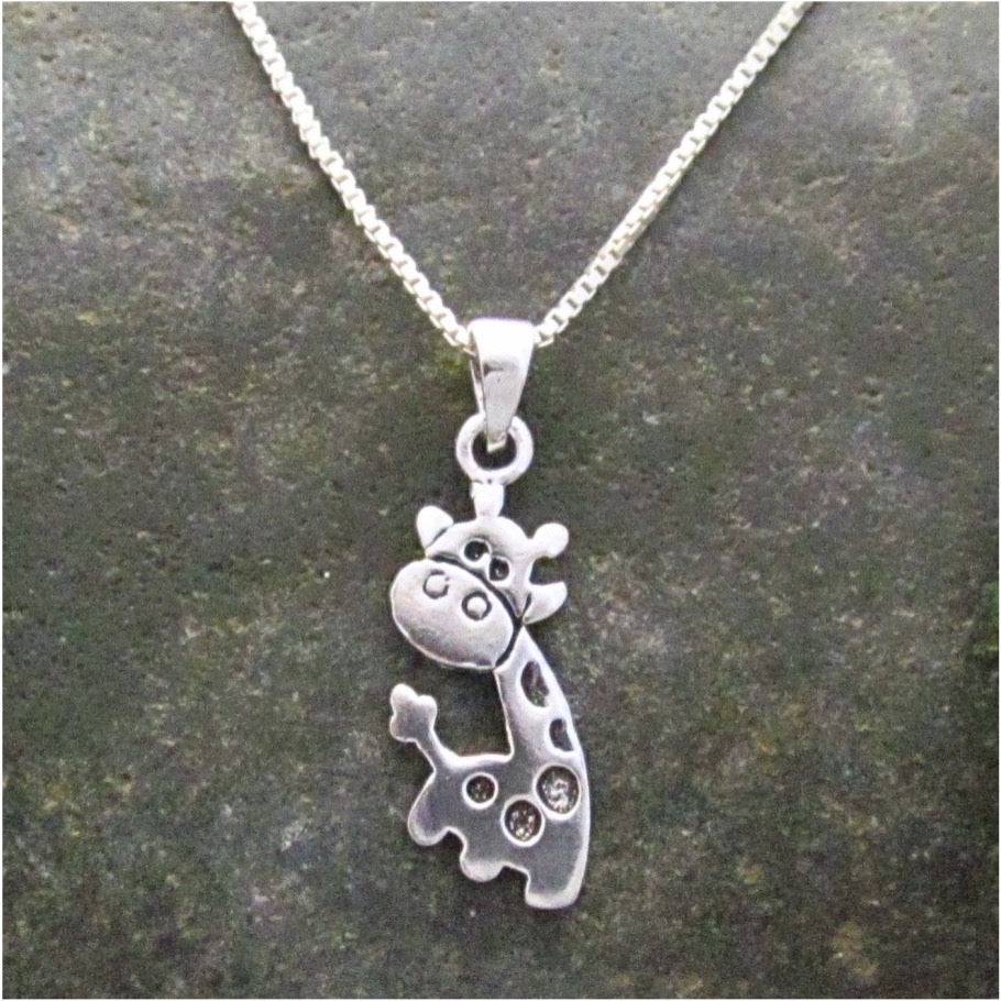 Giraffe Pendant & Chain