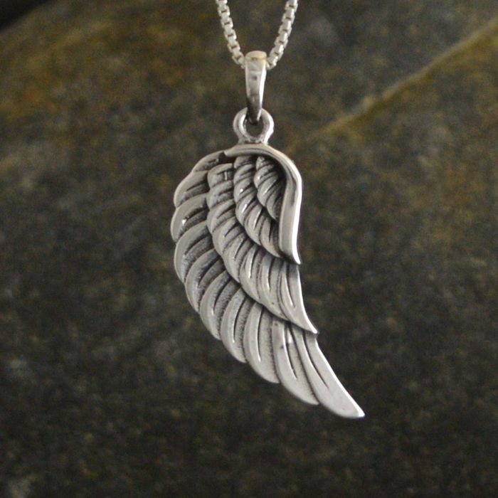 Single Angel Wing Pendant